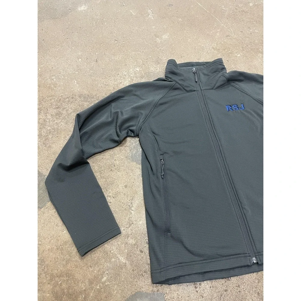 The North Face Jacket Mens‎ Medium Gray Apex TNF MNT Peaks FZ Softshell